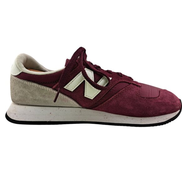 New Balance 420 Mens 10.5 Burgundy Suede Classic Retro Sneakers UL420CD2 (Flaw) - Picture 5 of 11